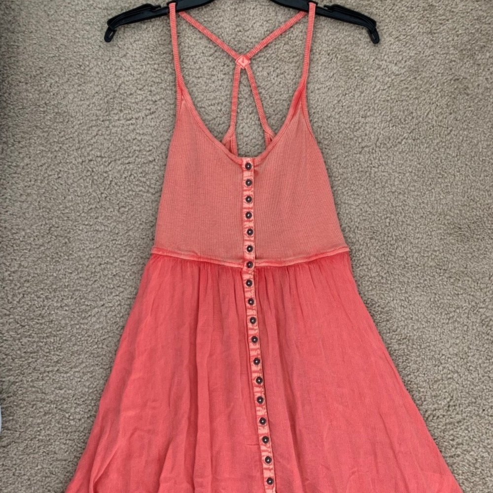 Pink Flowy Mini Dress